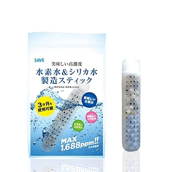 Amazon | 水素水 ＆ シリカ水 製造スティック 3カ月使用可能